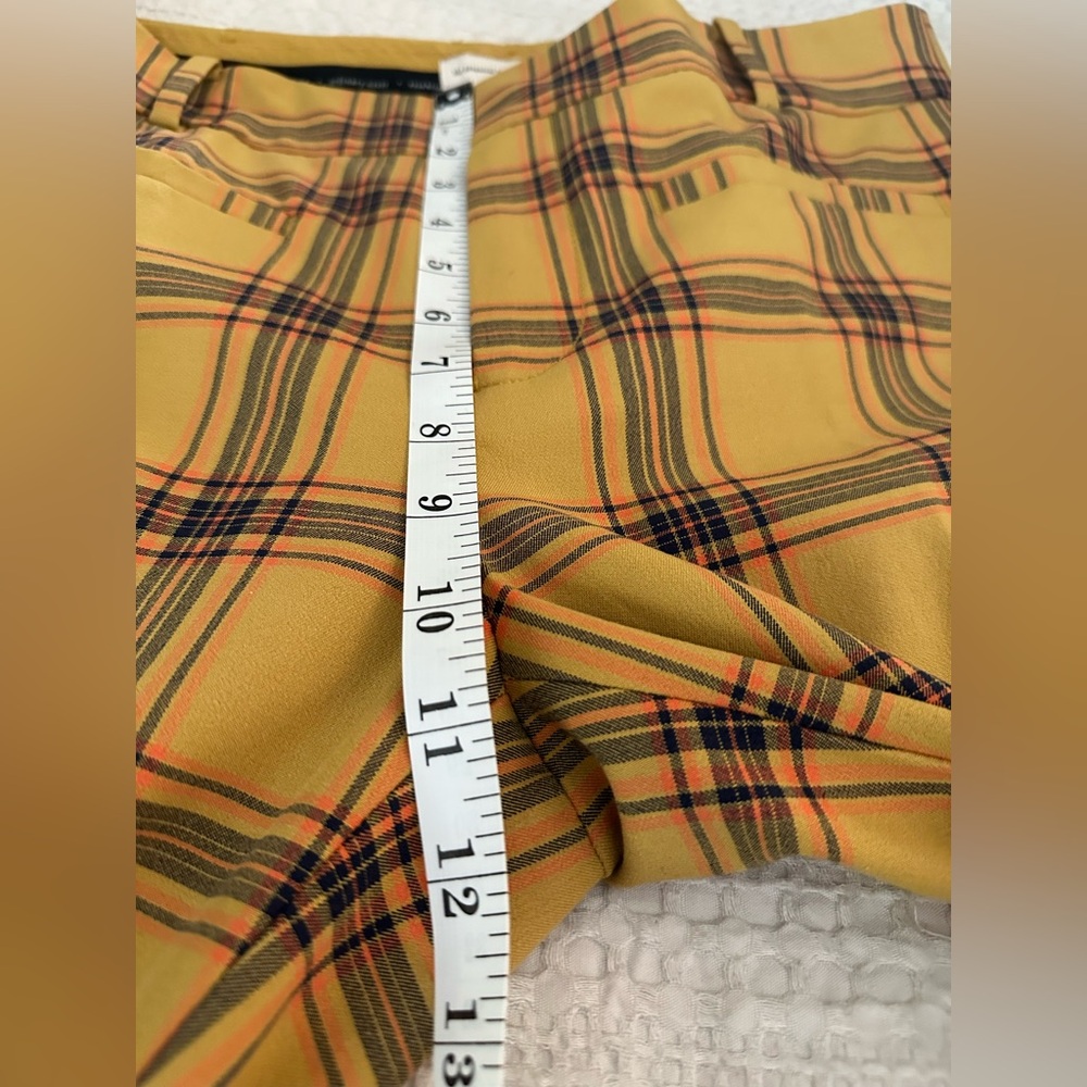 Anthropologie Essential Collection Plaid Straight Leg Pants - Picture 6 of 9